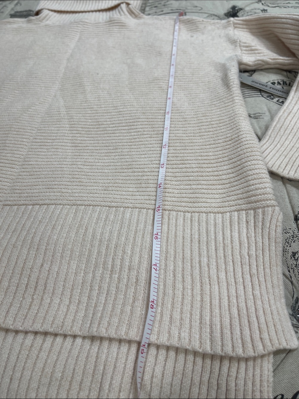 🇨🇦 Sweet Romeo Rib Knit Sweater Turtleneck Sweater - Picture 9 of 12